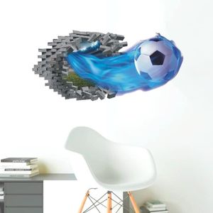 Stickers muraux 3D, Sticker Mural Autocollant effet 3D vases ronds -  Stickers adhésifs 3D Chambre Salon Trompe l'oeil - 30x90cm