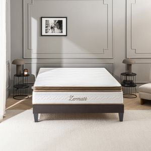 Matelas À Mémoire De Forme  Avec Gel Rafraichissant & Charbon De
