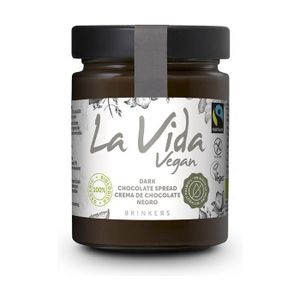CHOCOLAT PÂTISSIER LA VIDA VEGAN - Crème au chocolat noir végétalien biologique 600 g