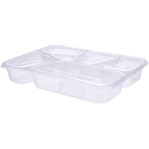 Blanc Fdit 10 Pcs Bento Bo/îte Micro-Ondes Compartiments /À Lunch en Plastique Repas Pr/ép Conteneurs Bo/îtes De Rangement des Aliments