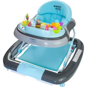 YOUPALA - TROTTEUR trotteur bébé - ib style® - LITTLE WORLD trotteur bébé - Son & lumière - Balançoire - TURQUOISE - Certifié EN 1273:2020