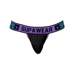 STRING - TANGA Supawear - Sous-vêtement Hommes - Jockstrap Homme - Cyborg Jockstrap Purple - Violet - 1 x