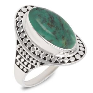 Bague Turquoise Bleue Argent Achat Vente Pas Cher