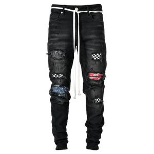 Jeans noir skinny best sale homme
