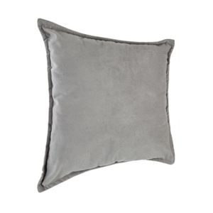 COUSSIN Coussin coloris gris clair en polyster - L. 45 x l