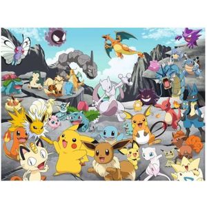 PUZZLE Puzzle 1500 Pieces Les Pokemon A La Montagne : Pik