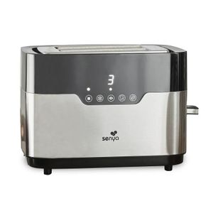 GRILLE-PAIN - TOASTER Grille-pain SENYA inox tactile 2 tranches - 850W -