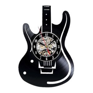 grands hommes cadeau Noir GUITARE ELECTRIQUE FENDER MINI horloge de bureau