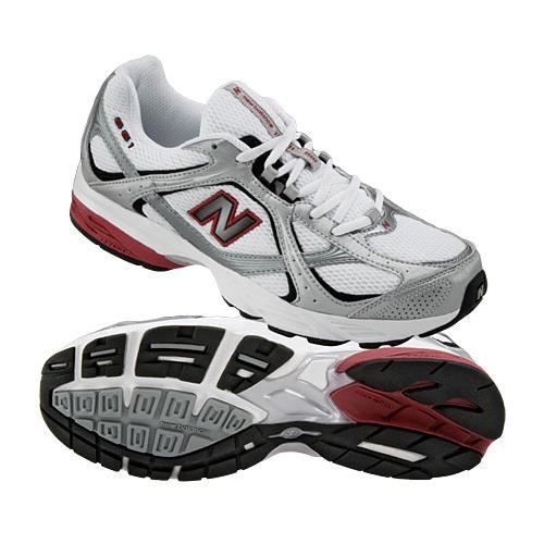 NEW BALANCE shoe [sliver/RED] - Cdiscount