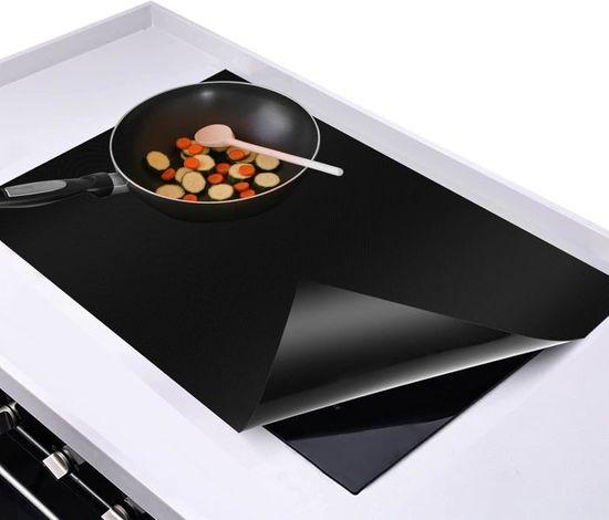 HENGBIRD Tapis Induction Silicone 52x78 Cm – Protection Antidérapante Résistante à 240°C, Facile à Nettoyer, Idéal Pour Plaque à Induction Et Plan De Travail