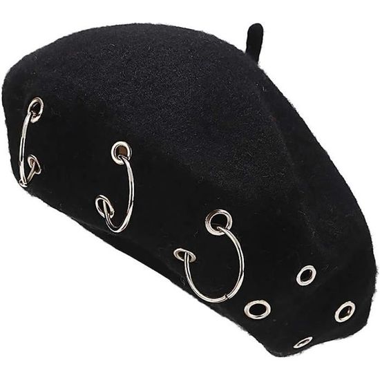 Casquette Béret Plate Gavroche Unisexe - 8 Panneaux Style Rétro Réglable