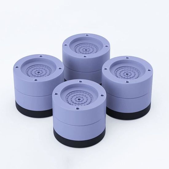 Pieds de Machine à Laver Antidérapants,Patins Anti Vibration Tampon Antivibration Lave Linge