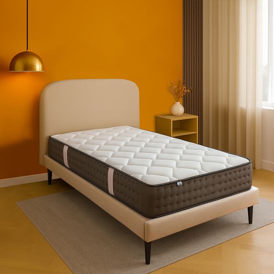 Matelas 90x190 cm, Zen, 20 cm, mémoire de forme, ferme, indépendance du