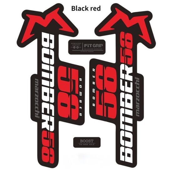 Pneus et jantes,Autocollants ROCKSHOX PIKE pour fourche avant de vélo et VTT,stickers pour