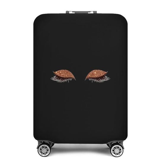 Housse De Valise Personnalisée WunM Studio - Tissu élastique, Fermeture éclair - Protection Bagage Voyage