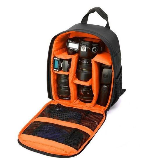 Étui Pour Appareil Photo FUJIFILM X-Half - Tissu/EVA, Poche Maille, Bande élastique, Protection Compacte
