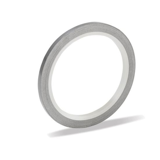 Ruban Adhésif Métallique Coloré Brillant - B = 5 Mm - 10 M - Argenté ...