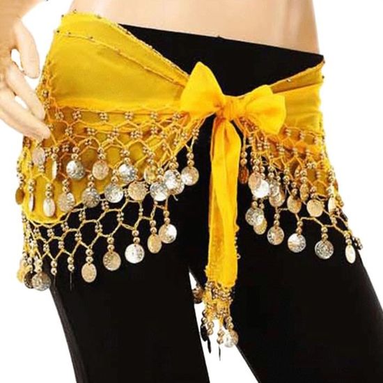 Foulard De Hanche Doux Pour Danse Du Ventre Pour Femmes Avec Jupe à