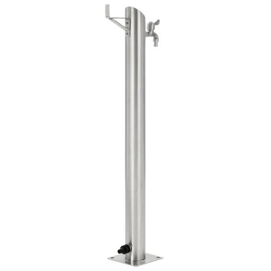 Colonne D’eau Extérieure Antigel – Robinet Double, Acier Inoxydable, Pour Jardin Et Ferme