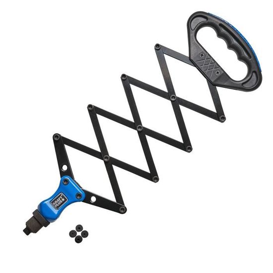 Pince à Riveter Extensible Draper Expert Lazy Tong – Bleu – Pour Rivets Aveugles Aluminium/Acier