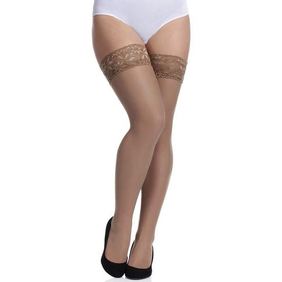Calze Plus Size Bas Autofixant Taille 5 Gabriella Cdiscount