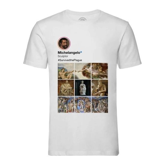 Tee shirt michel ange deals