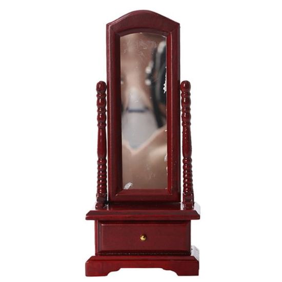 1PC Miniature Dressing Mirror Bedroom Model Full-length with Cabinet   MIROIR
