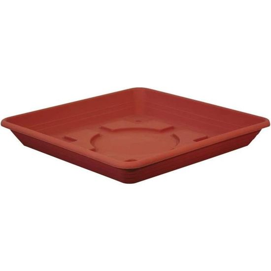 Geli Planter Nora Vaso Quadrato In Polipropilene – Terracotta – 23x23x20 Cm – Per Piante Da Interno/Esterno - 2