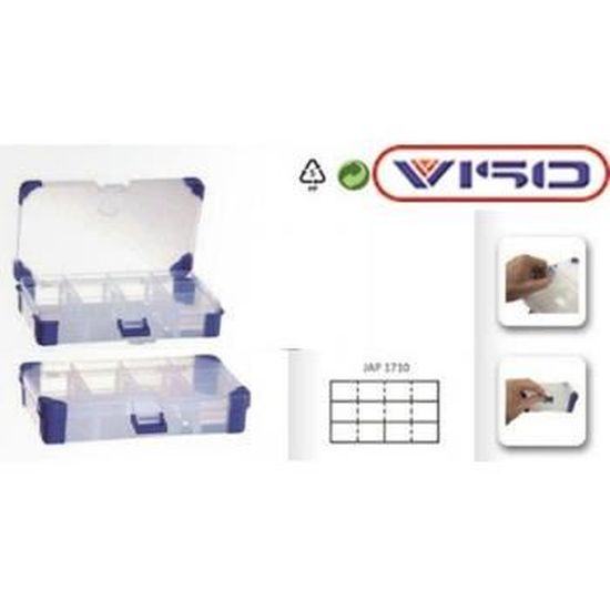 Raaco Pratique Outil Boite 4 Tiroir Compartiment Double Brides Mini Serrage Base