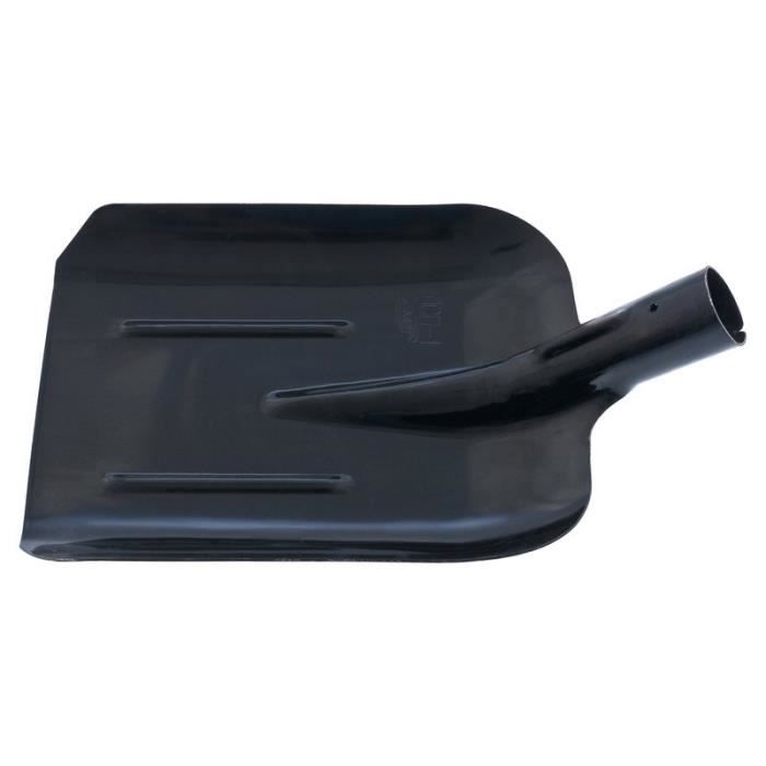 Pelle Robuste Carrée Bauster 280x230mm - Manche 100cm, Tôle Acier Pour Jardin, Construction Et Chantier