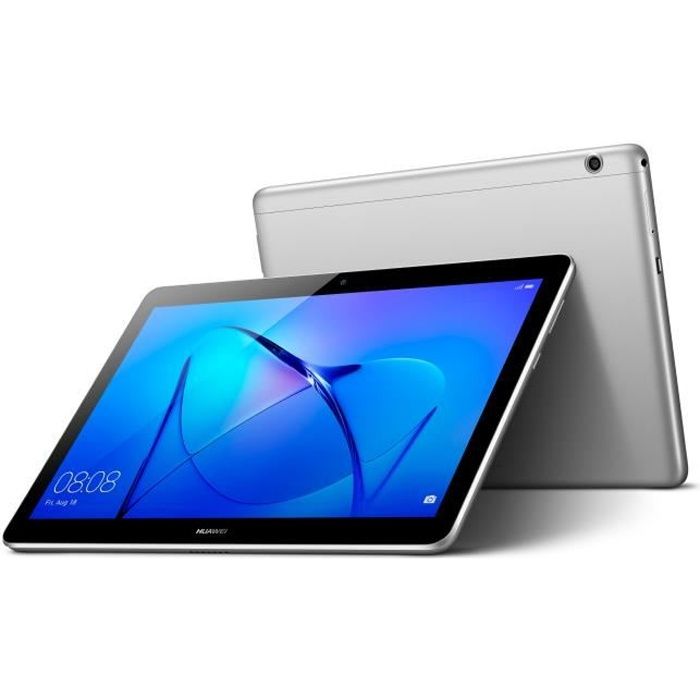 HUAWEI Tablette tactile MediaPad T3 10 - 9.6- IPS- 4G - RAM 2Go - Qualcomm MSM8917 - Android 7.0 - Stockage 16Go - Gris