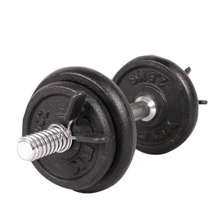 2 Pcs 25mm Barbell Gym Poids Barre D'haltère Serrage Pince Printemps Collar Clips