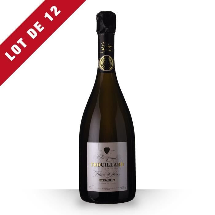 12X Trouillard Blanc de Noirs Extra Brut 75cl - Champagne