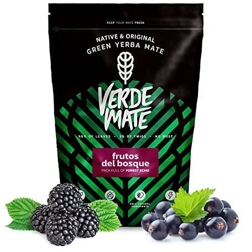 Yerba Maté Verde Mate Green Frutos Del Bosque Non Fumé 500g