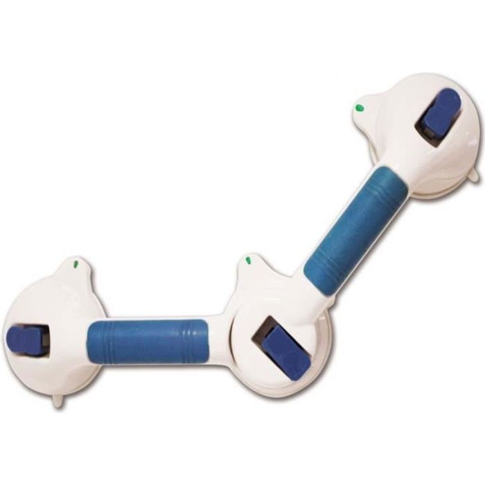 Barre ventouse pour salle de bain - Poignée de soutien - 49 cm - Avec indicateur de sécurité