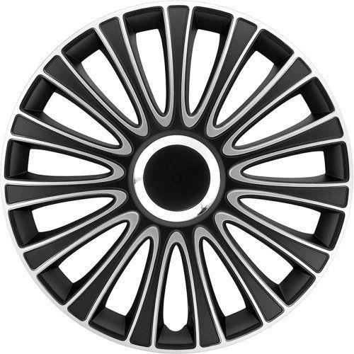 AutoStyle LEMANS Enjoliveur Noir/argenté 14`, 4 pièces