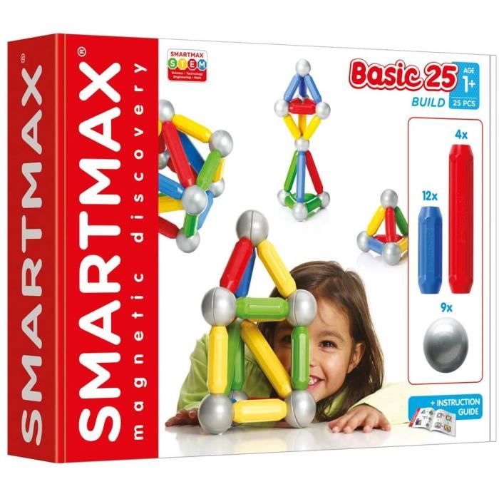 VEHICULE A CONSTRUIRE ENGIN TERRESTRE A CONSTRUIRESmartmax - SMX 301 - Jeu de Construction - Basic - 25 Pièces236