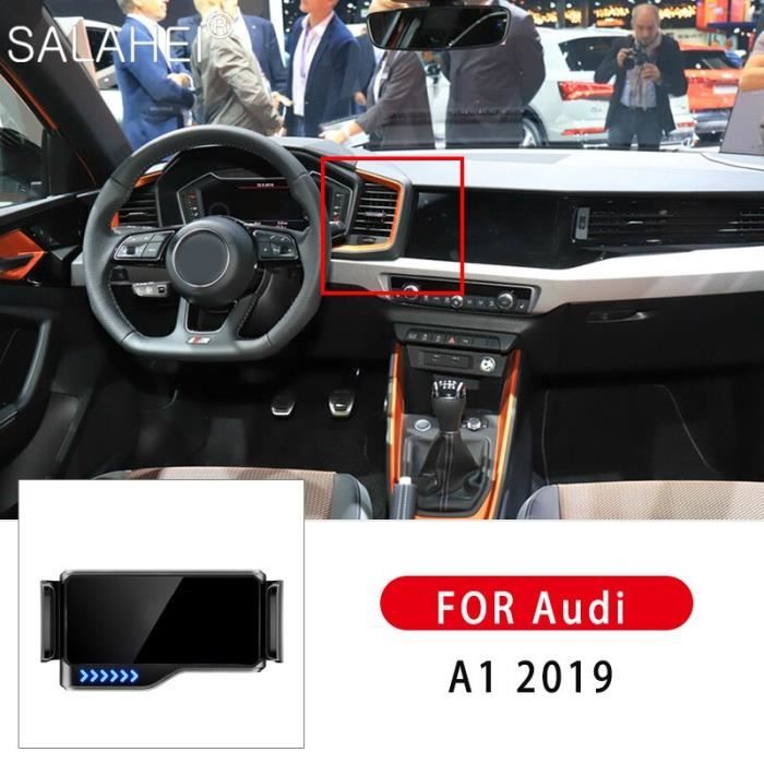Accessoires Voiture,2021Hot vente Électrique Support De Téléphone Portable Pour Voiture Pour Audi A1 2019 360 CRÉATIF - Type black