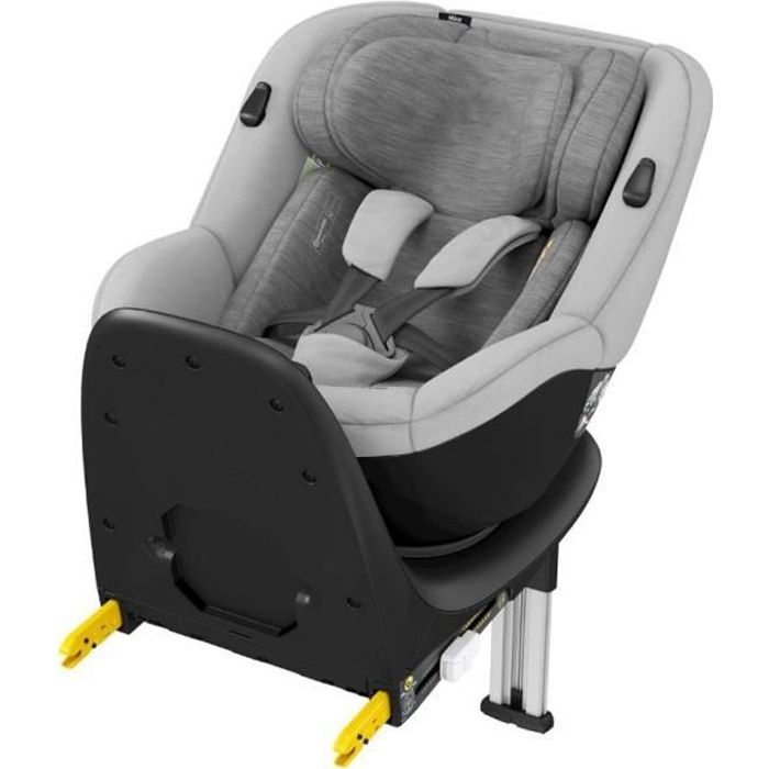 BEBE CONFORT siège auto Mica i-Size, De la naissance à 4 ans, Pivotant à 360°, avec base ISOFIX, Authentic Grey