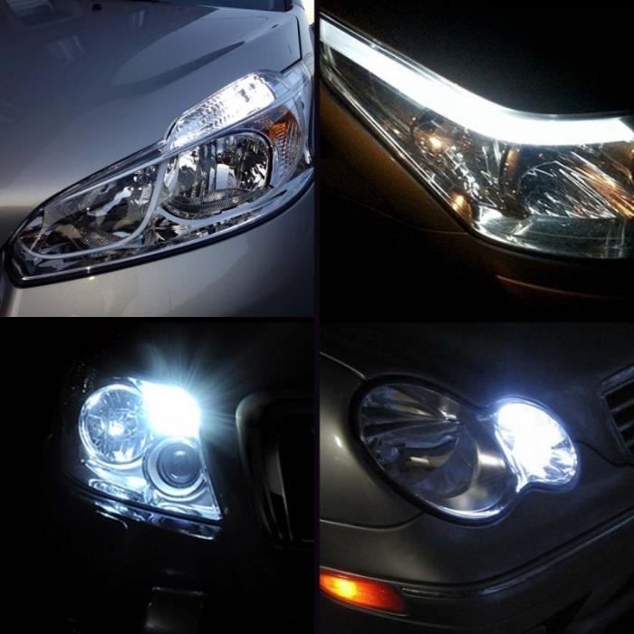 Pack d'ampoules veilleuses LED très haute puissance blanc pur xénon pour ALFA ROMEO 159 Sportwagon (939_) 03/06-11/11 avec phare ha