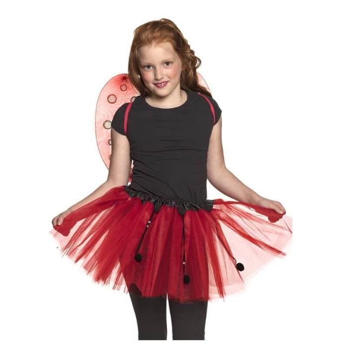 Set Enfant Coccinelle Tutu et Ailes