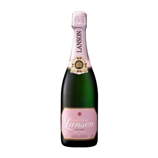 12x Lanson Rosé Label - Champagne
