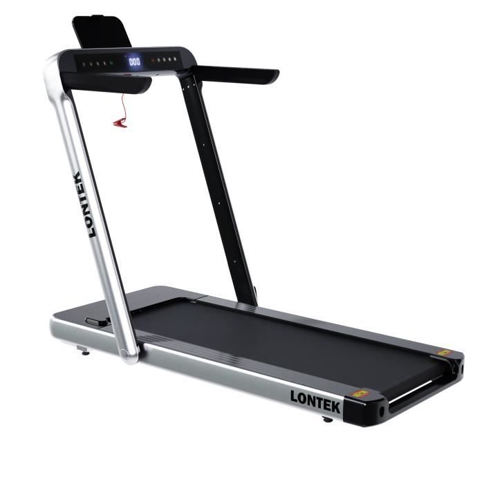 Tapis de Course Pliable LONTEK U11 Motorisé à 12 km-h Écran LED Idéal pour la Maison-Bureau Bluetooth