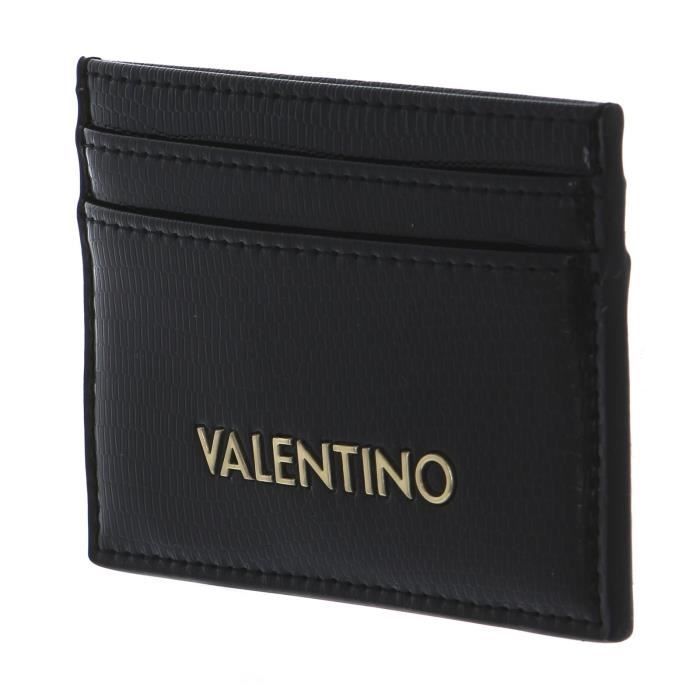 VALENTINO Nicum Credit Card Case Nero [164928] -  porte-cartes porte carte