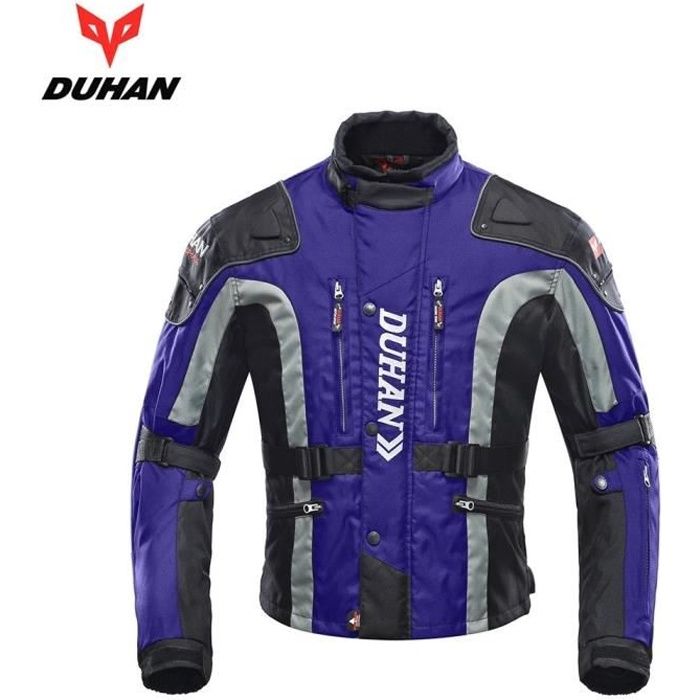 DUHAN Blouson Coupe-Vent Moto Blouson Coupe-Vent Moto Blouson Équipement de Protection Armor Moto Blouson Moto