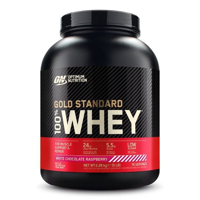 GOLD STANDARD 100% WHEY PROTEIN - 2270 g - Chocolat blanc & Framboise