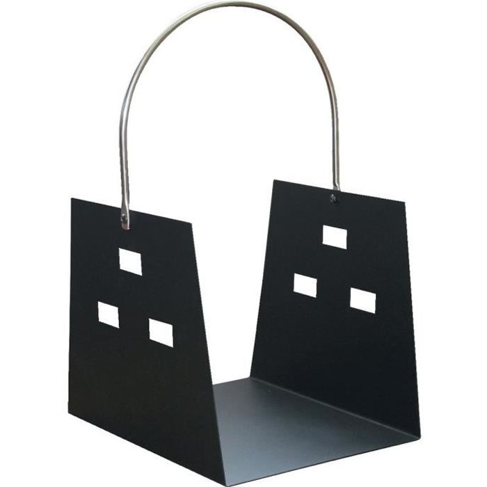 Panier grande anse à bûches PVM L.46cm l. 33,5cm