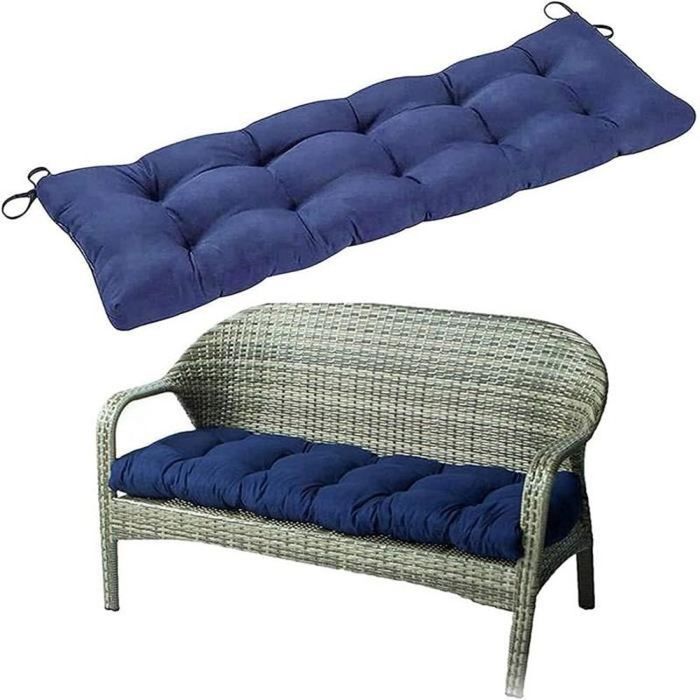 Ferocity Coussins à Dossier Haut pour Chaises de Jardin 130 x 50 x 5 cm Coussin d'assise Palette d'extérieur Banc Coussin Rembourrage Oreiller Matelas Couleur Colorful Flowers [146