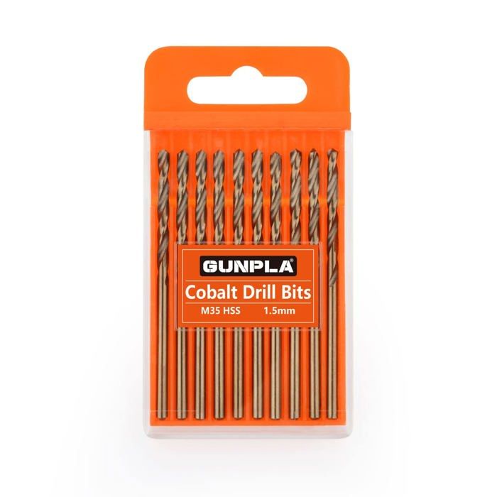 HUAZIZ Lot De 10 Forets Hélicoïdaux M35 HSS-CO, Forets En