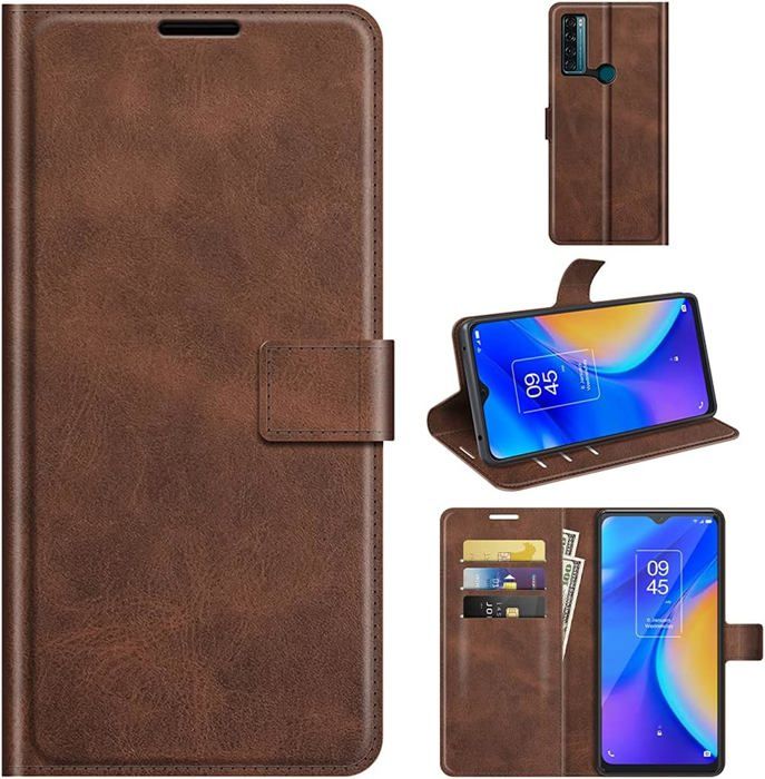 Custodia Per TCL 20 Se (6,82") – Cover Sottile In Silicone TPU Morbido, Anti Graffio, Anti Scivolo, Nero